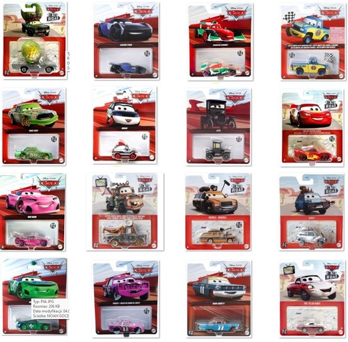 Cars disney pixar - mattel, 1:55
